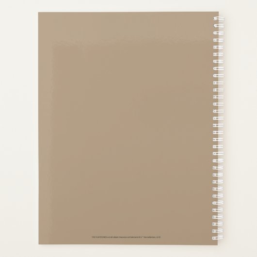 Flintstenen | Fred Flintstone Dancing Planner (Achterkant)