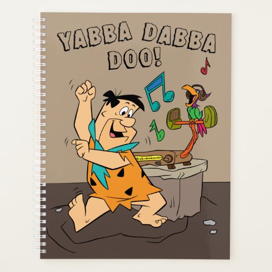 Flintstenen | Fred Flintstone Dancing Planner (Voorkant)