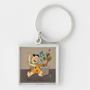 Flintstenen Fred Flintstone Dancing Sleutelhanger