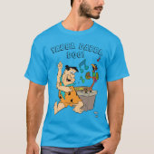 Flintstenen | Fred Flintstone Dancing T-shirt (Voorkant)