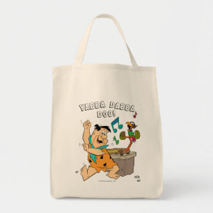 Flintstenen   Fred Flintstone Dancing Tote Bag