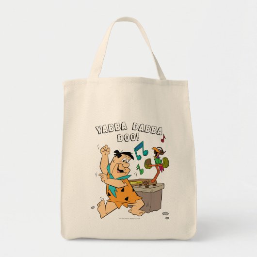 Flintstenen | Fred Flintstone Dancing Tote Bag (Voorkant)