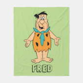 Flintstenen | Fred Flintstone Fleece Deken (Voorkant)