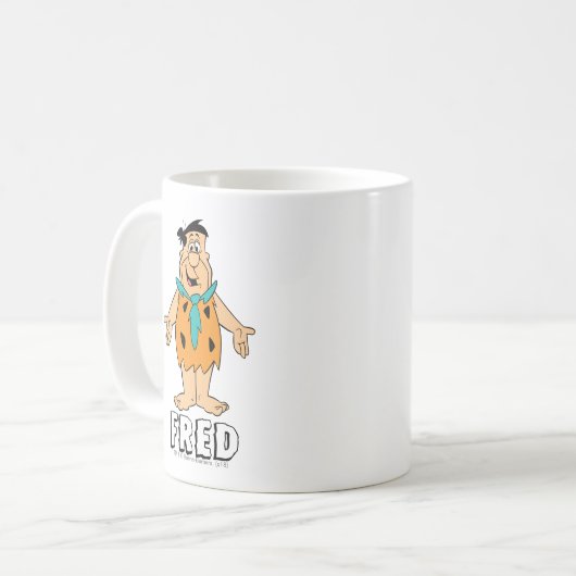 Flintstenen | Fred Flintstone Koffiemok (Voorkant links)