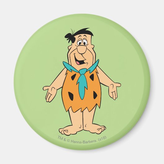 Flintstenen | Fred Flintstone Magneet (Voorkant)