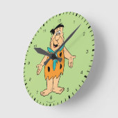 Flintstenen | Fred Flintstone Ronde Klok (Hoek)