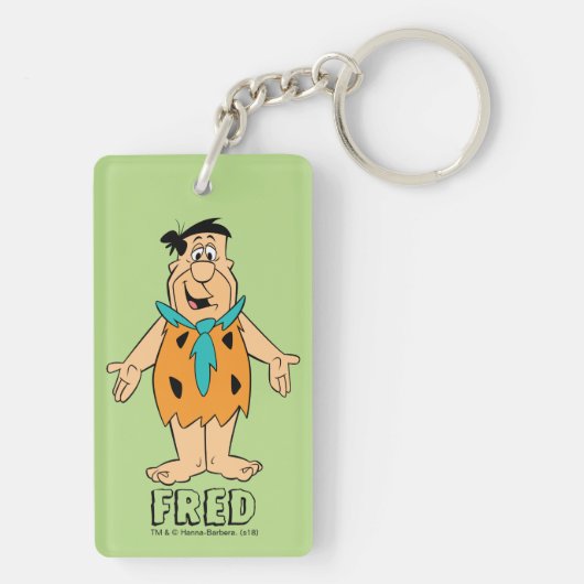 Flintstenen | Fred Flintstone Sleutelhanger (achterkant)