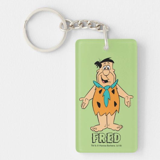 Flintstenen | Fred Flintstone Sleutelhanger (Voorkant)