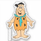 Flintstenen | Fred Flintstone Sticker (Voorkant)