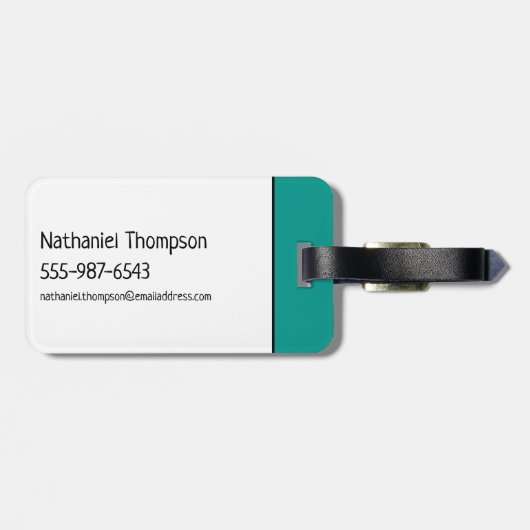 Flintstenen | Fred - groeten uit slaapsteen Bagagelabel (Achterkant horizontaal)