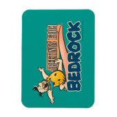 Flintstenen | Fred - groeten uit slaapsteen Magneet (Verticaal)