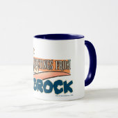 Flintstenen | Fred - groeten uit slaapsteen Mok (Voorkant rechts)