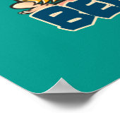 Flintstenen | Fred - groeten uit slaapsteen Poster (Hoek)