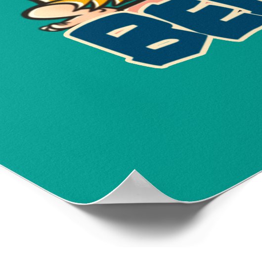 Flintstenen | Fred - groeten uit slaapsteen Poster (Hoek)