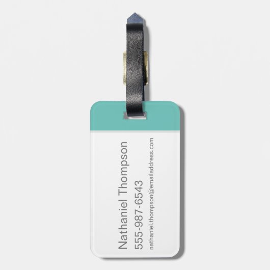 Flintstenen | Fred & Pebbles Flintstone Bagagelabel (Achterkant verticaal)