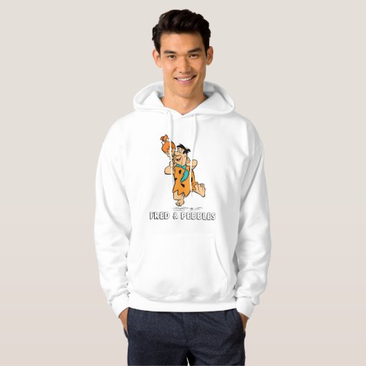 Flintstenen | Fred & Pebbles Flintstone Hoodie (Voorkant volledig)