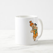 Flintstenen | Fred & Pebbles Flintstone Koffiemok (Voorkant rechts)