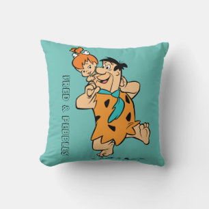 Flintstenen   Fred & Pebbles Flintstone Kussen