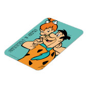 Flintstenen | Fred & Pebbles Flintstone Magneet (Linkerzijde)