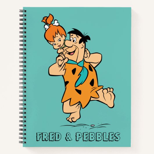 Flintstenen | Fred & Pebbles Flintstone Notitieboek (Voorkant)