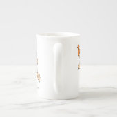 Flintstenen | Fred & Pebbles Flintstone Porselein Kop (Achterkant)