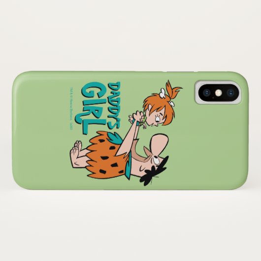 Flintstenen | Fred & Pebbles - Papa's meisje Case-Mate iPhone Case (Achterkant (horizontaal))
