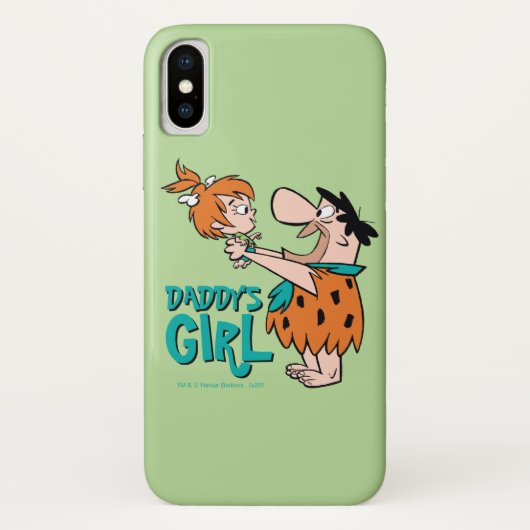 Flintstenen | Fred & Pebbles - Papa's meisje Case-Mate iPhone Case (Achterkant)