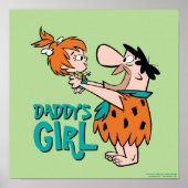 Flintstenen | Fred & Pebbles - Papa's meisje Poster (Voorkant)
