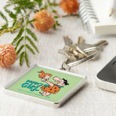 Flintstenen | Fred & Pebbles - Papa's meisje Sleutelhanger (Zijkant)