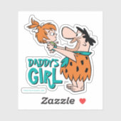 Flintstenen | Fred & Pebbles - Papa's meisje Sticker (Vel)