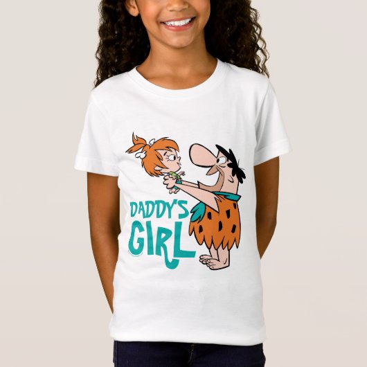 Flintstenen | Fred & Pebbles - Papa's meisje T-shirt (Voorkant)
