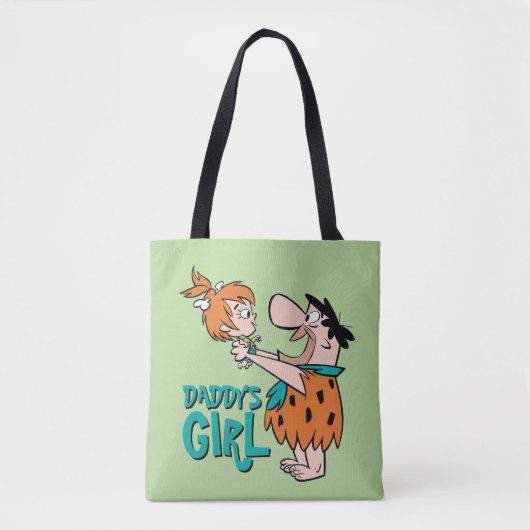 Flintstenen | Fred & Pebbles - Papa's meisje Tote Bag (Voorkant)
