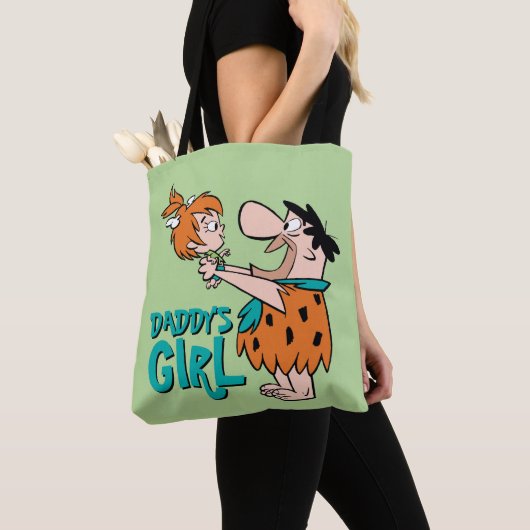 Flintstenen | Fred & Pebbles - Papa's meisje Tote Bag (Dichtbij)