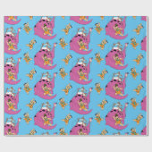 Flintstenen | Fred Sliding Down Tail Cadeaupapier (Vlak)