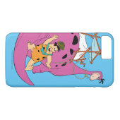 Flintstenen | Fred Sliding Down Tail Case-Mate iPhone Case (Achterkant (Horizontaal))