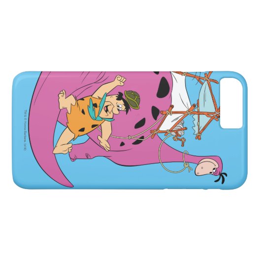 Flintstenen | Fred Sliding Down Tail Case-Mate iPhone Case (Achterkant (Horizontaal))