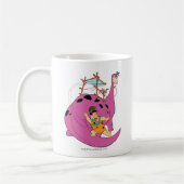 Flintstenen | Fred Sliding Down Tail Koffiemok (Links)