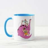 Flintstenen | Fred Sliding Down Tail Mok (Links)