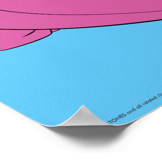 Flintstenen | Fred Sliding Down Tail Poster (Hoek)