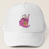 Flintstenen | Fred Sliding Down Tail Trucker Pet (Voorkant)