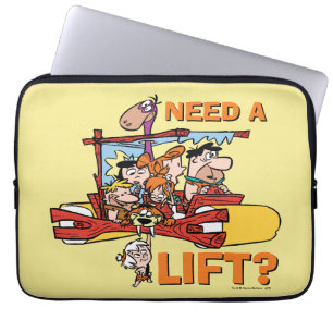 Flintstenen Heb je een lift nodig? Laptop Sleeve