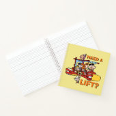 Flintstenen| Heb je een lift nodig? Notitieboek (Binnen)