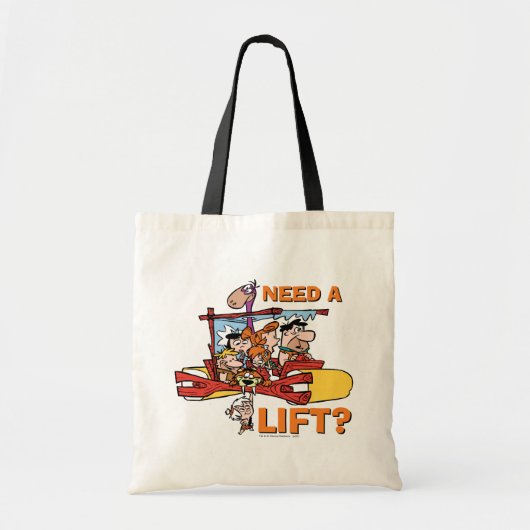 Flintstenen | Heb je een lift nodig? Tote Bag (Voorkant)