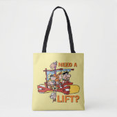 Flintstenen | Heb je een lift nodig? Tote Bag (Voorkant)