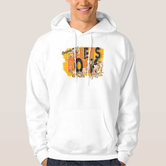 Flintstenen | Iedereen Let's Rock Hoodie (Voorkant)
