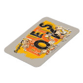 Flintstenen | Iedereen Let's Rock Magneet (Linkerzijde)