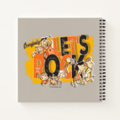 Flintstenen | Iedereen Let's Rock Notitieboek (Achterkant)