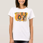 Flintstenen | Iedereen Let's Rock T-shirt (Voorkant)