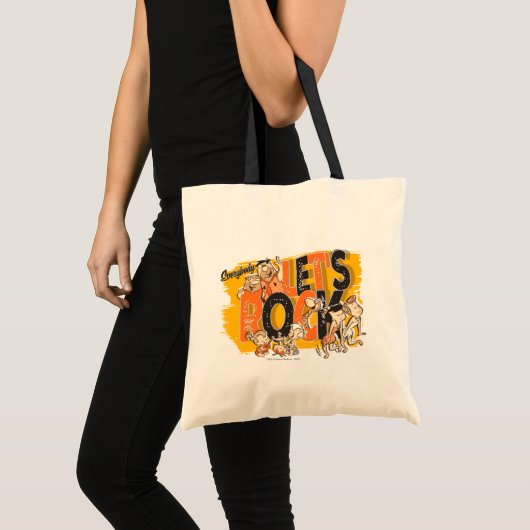 Flintstenen | Iedereen Let's Rock Tote Bag (Voorkant (product))