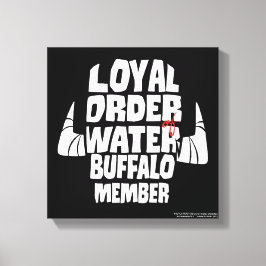 Flintstenen | Koninklijk besluit Waterbuffellid Canvas Afdruk